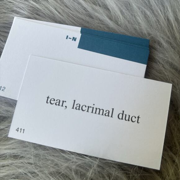 Medical Terminology 1000 Flash Cards QuickStudy Topic Tabs Test Prep Health - Picture 5 of 5